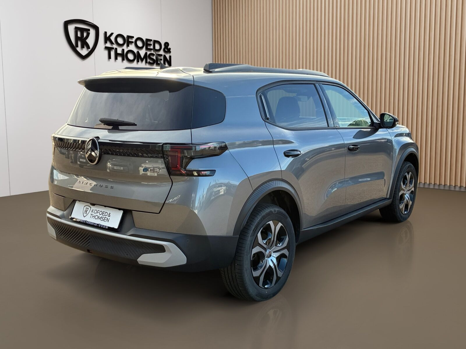 Grå Citroën e-C3 Aircross fra 2025