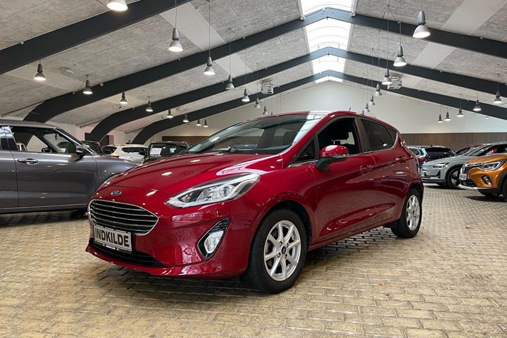 Rød Ford Fiesta fra 2020