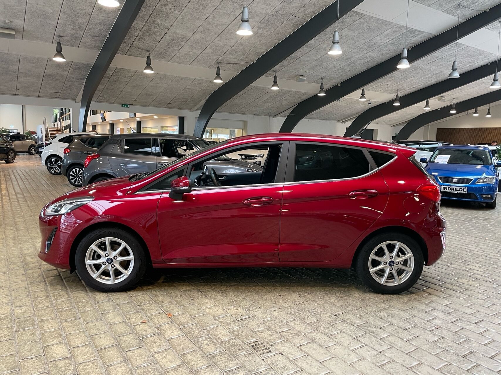 Rød Ford Fiesta fra 2020