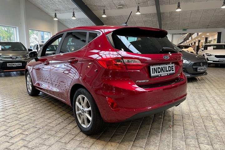 Rød Ford Fiesta fra 2020