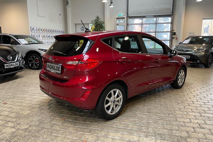 Rød Ford Fiesta fra 2020