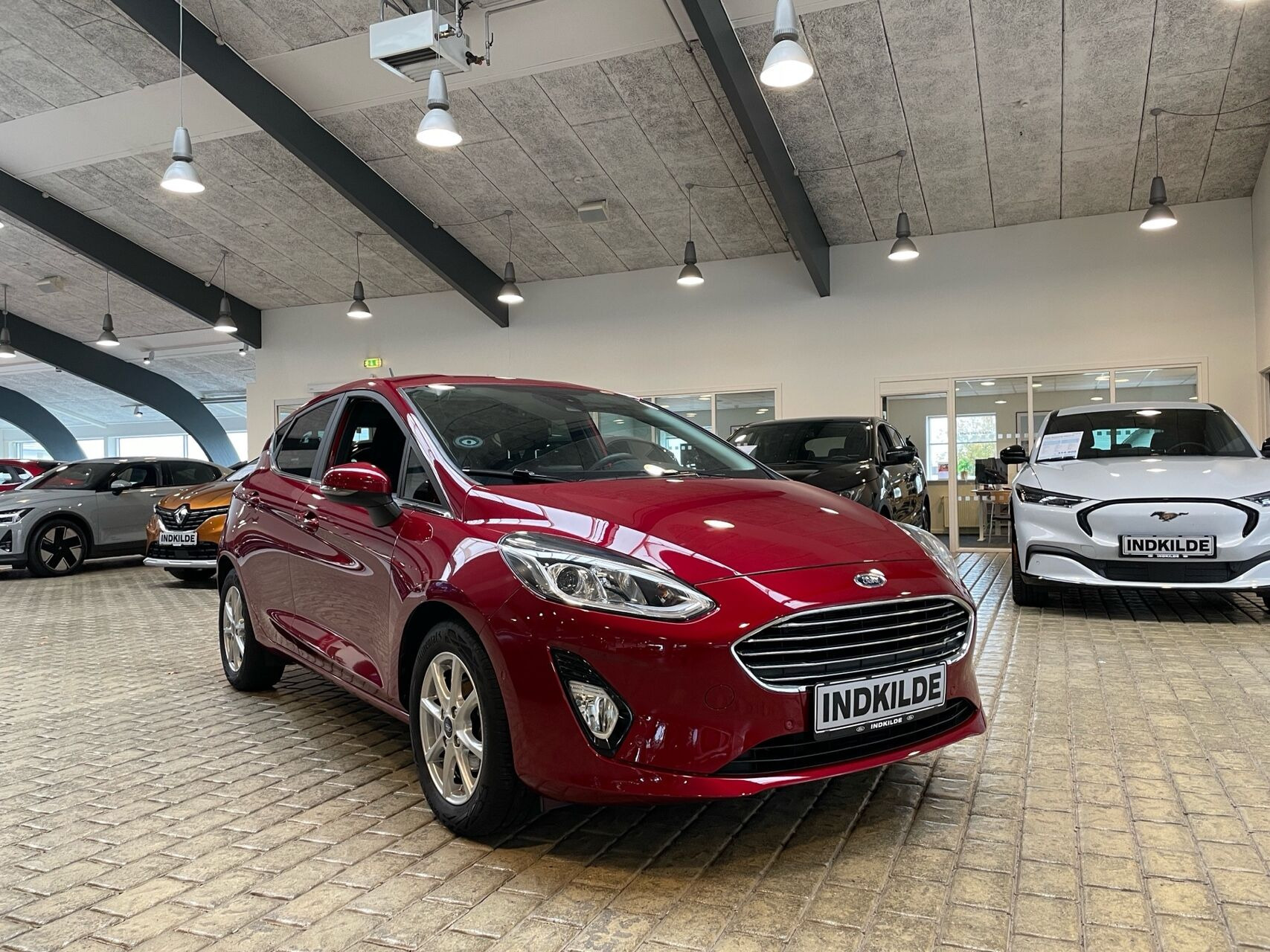 Rød Ford Fiesta fra 2020