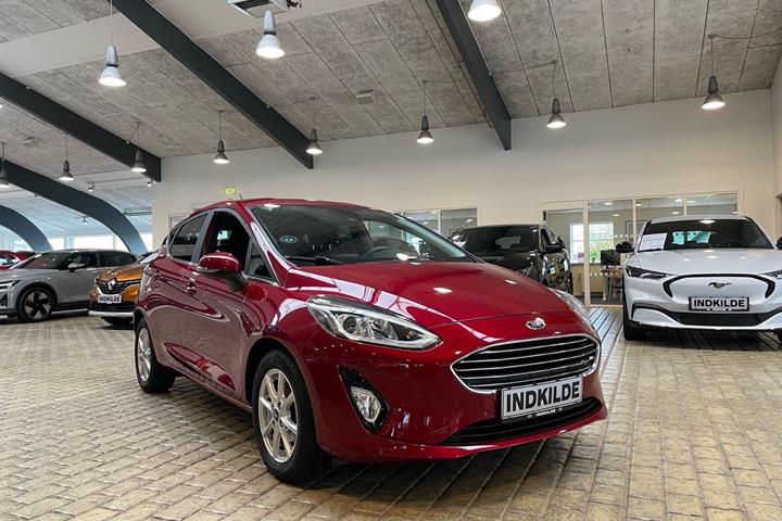 Rød Ford Fiesta fra 2020