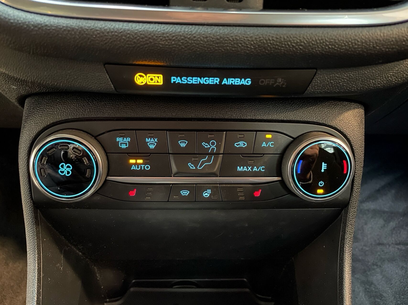 Rød Ford Fiesta fra 2020