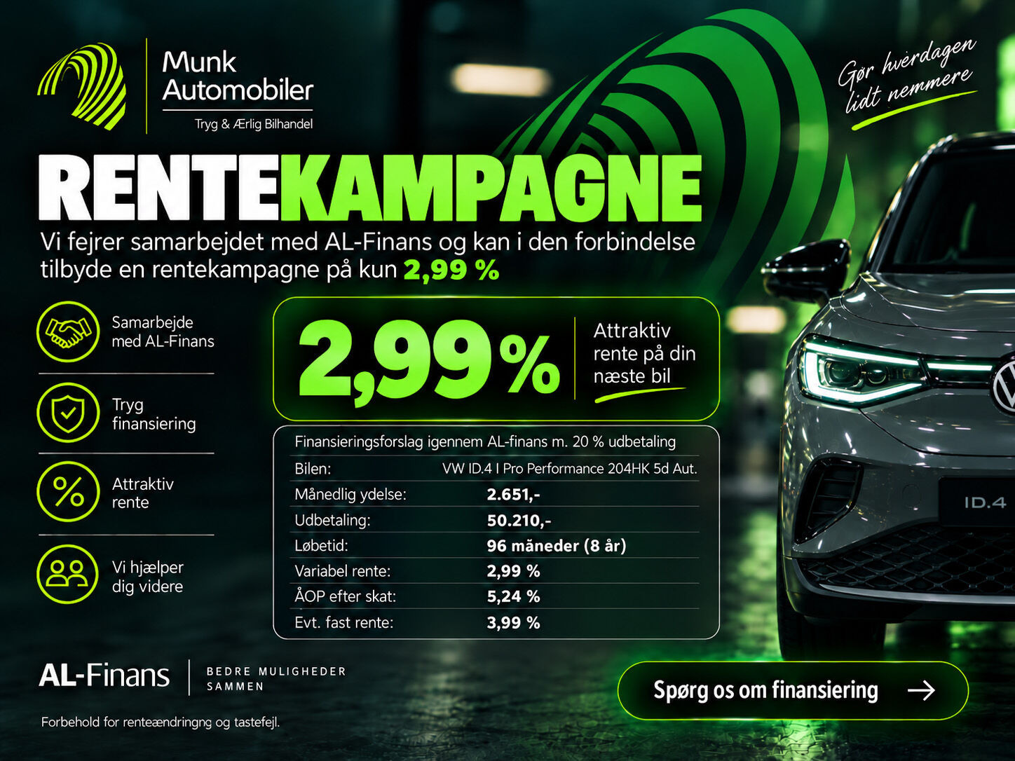 Sort VW ID.4 fra 2022