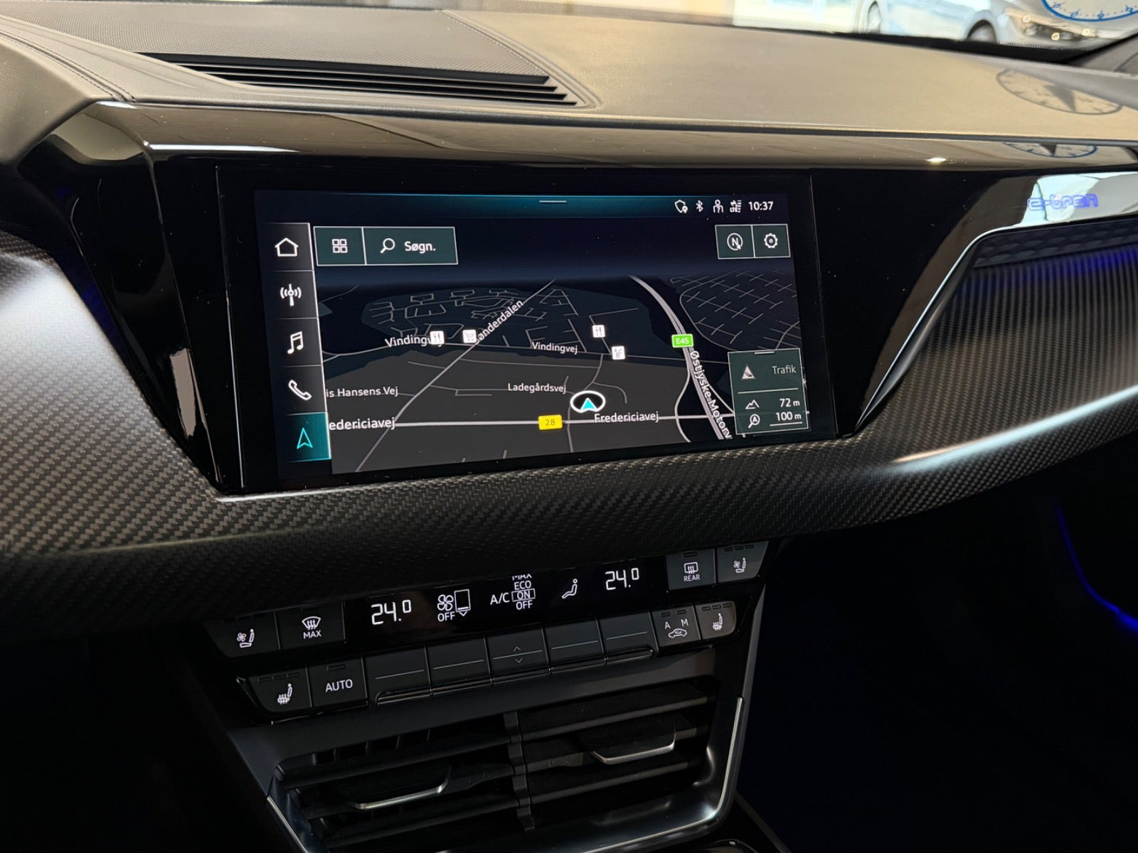 Sort Audi e-tron GT fra 2022