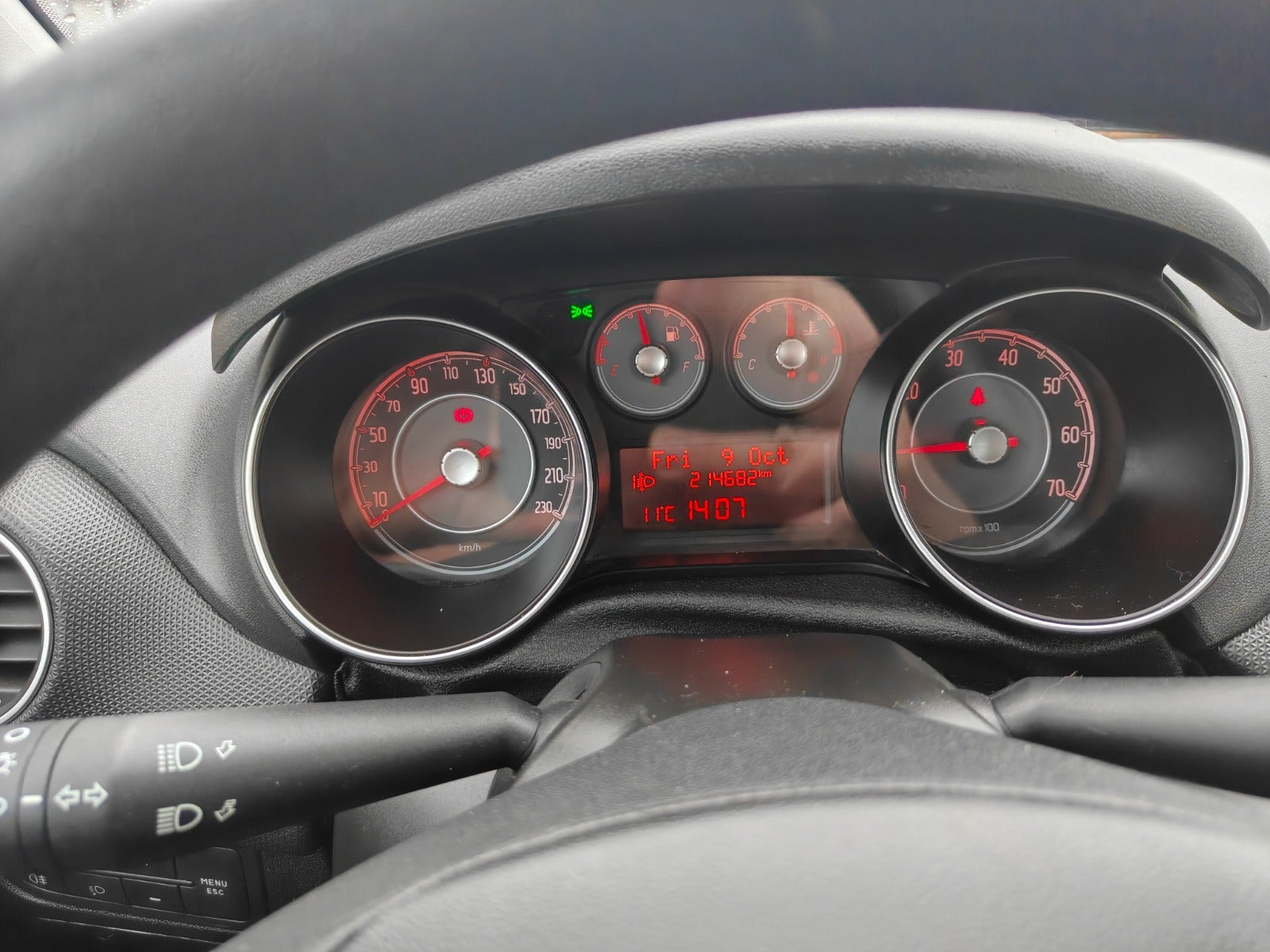 Gul Fiat Punto fra 2006