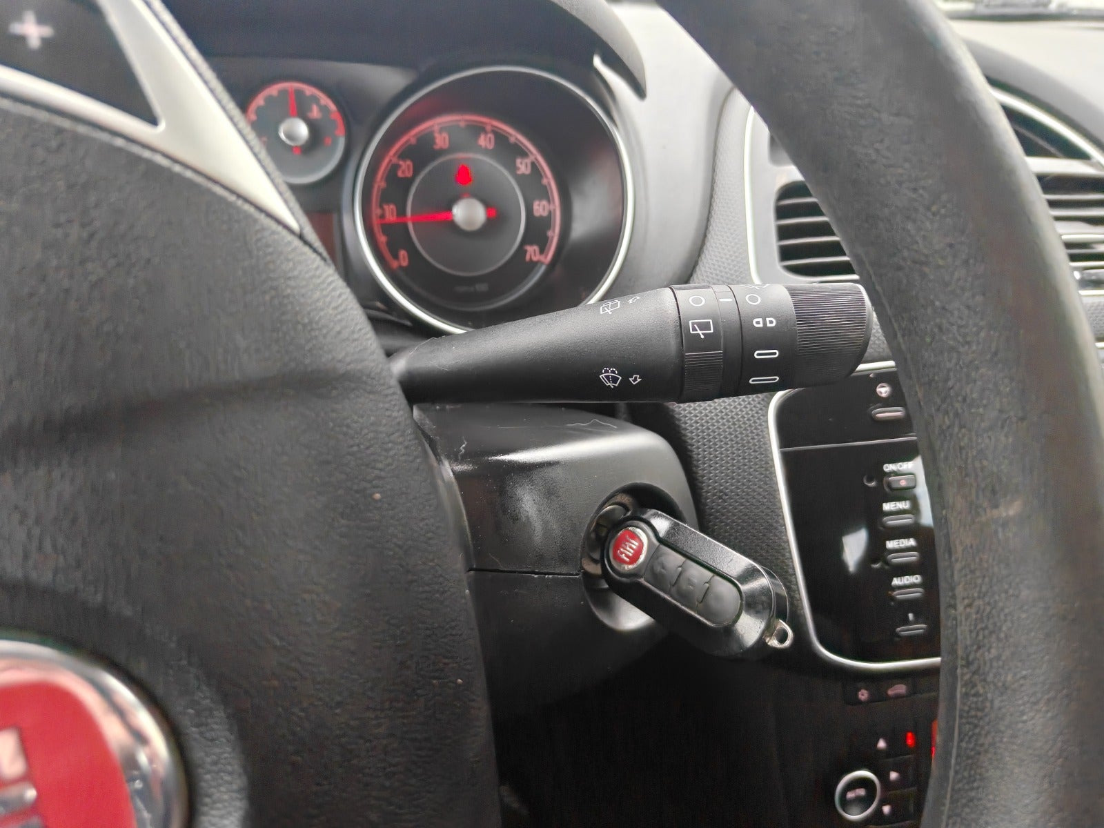 Gul Fiat Punto fra 2006