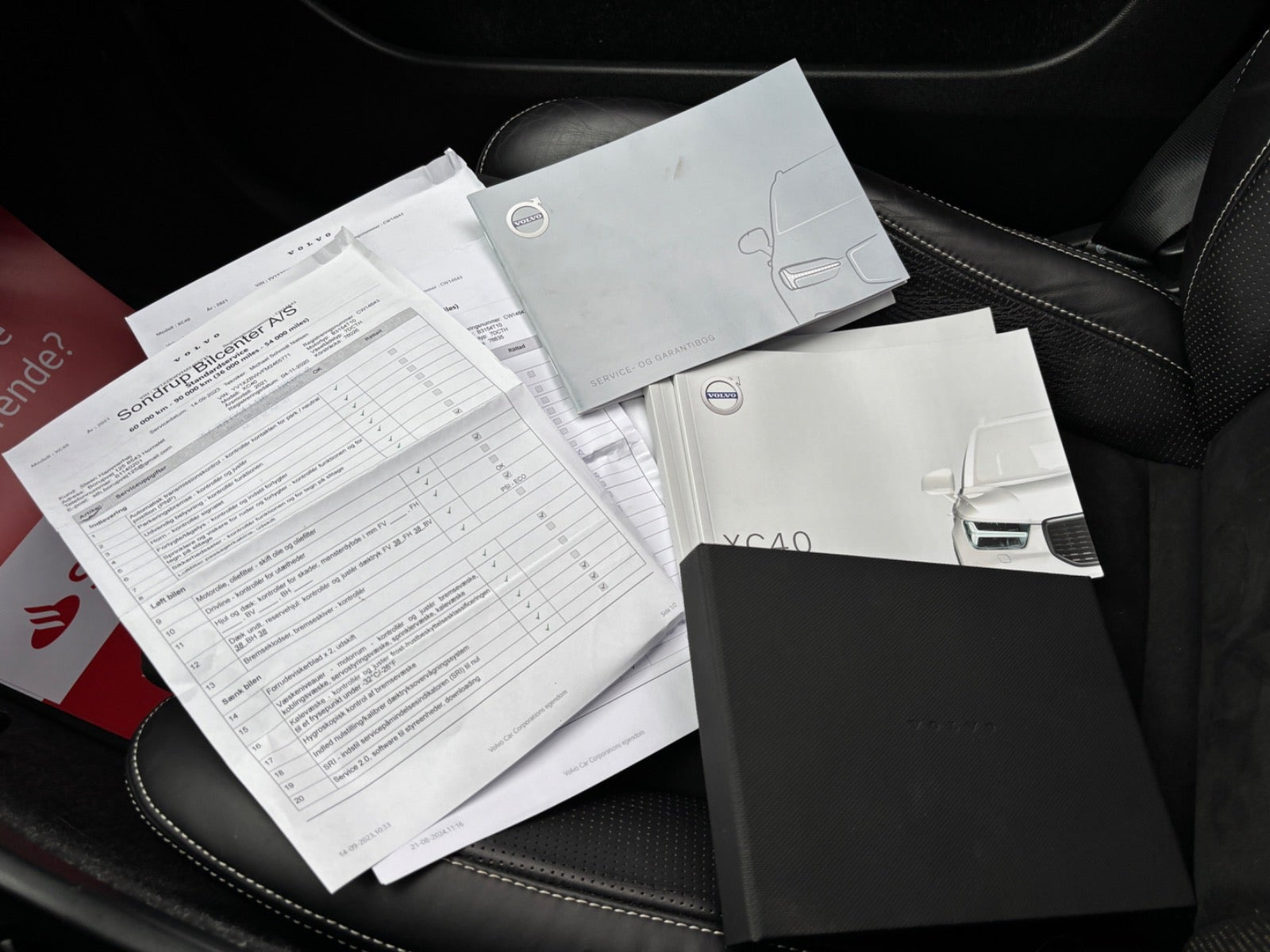Grøn Volvo XC40 fra 2021