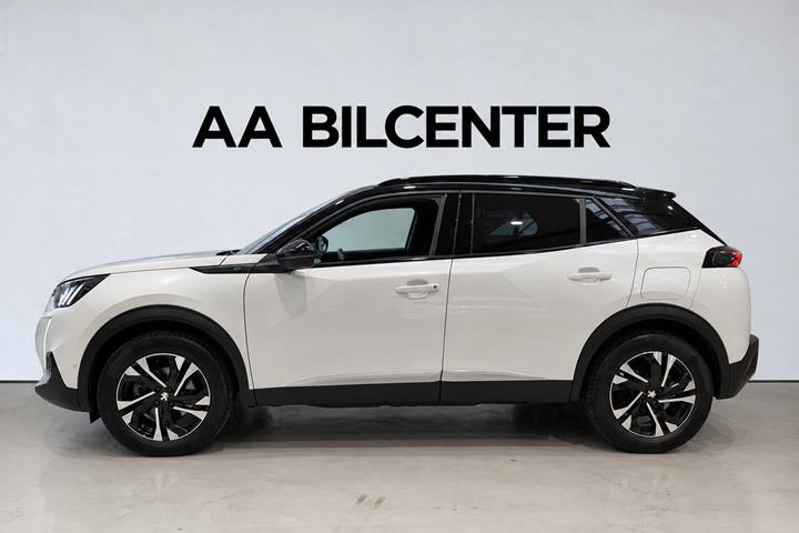 Hvid Peugeot e-2008 fra 2020