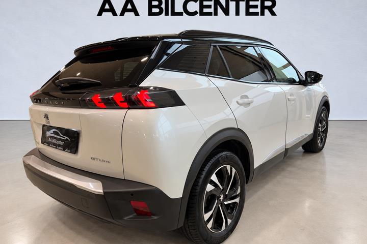 Hvid Peugeot e-2008 fra 2020