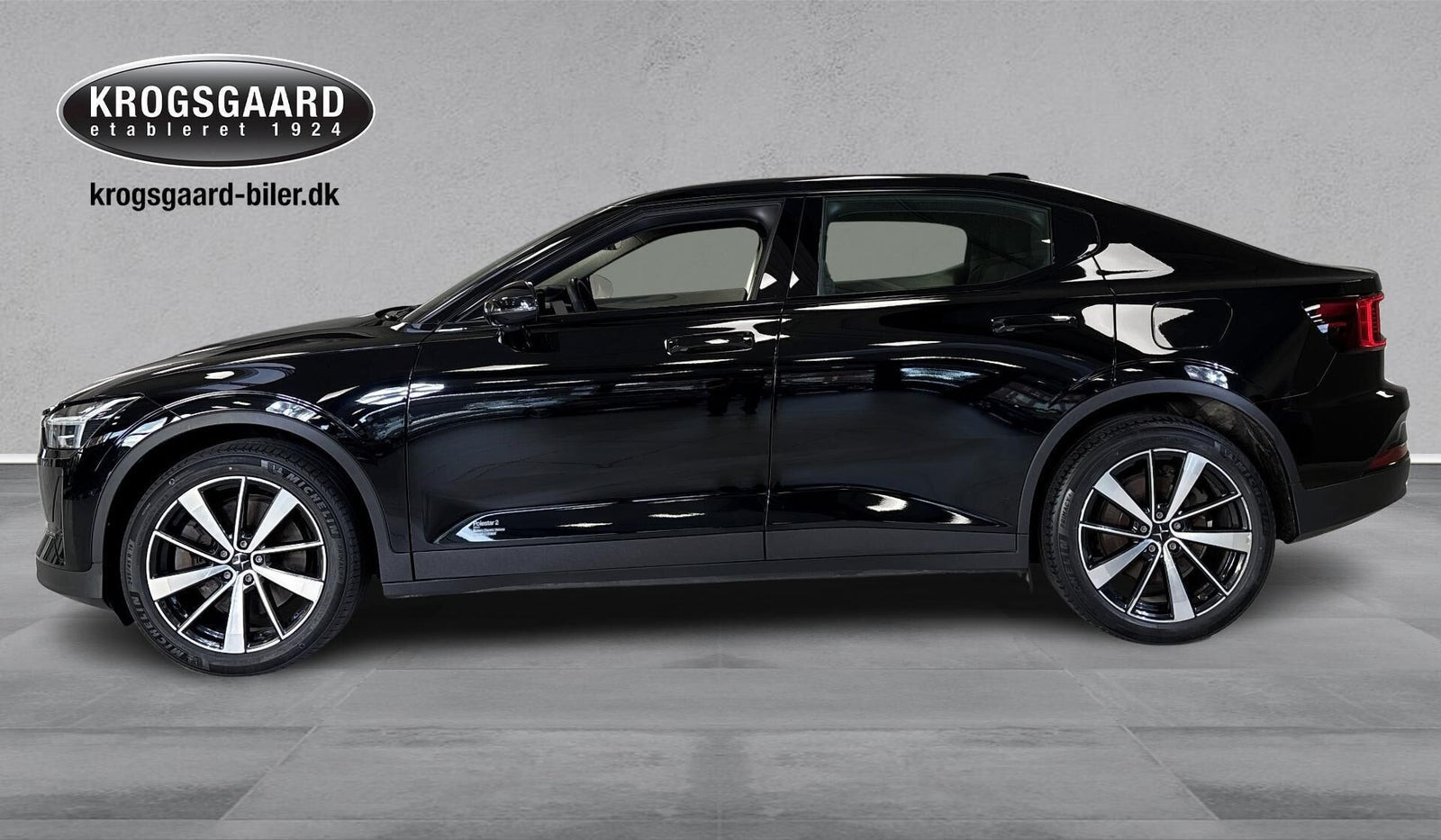 Sort Polestar 2 fra 2022