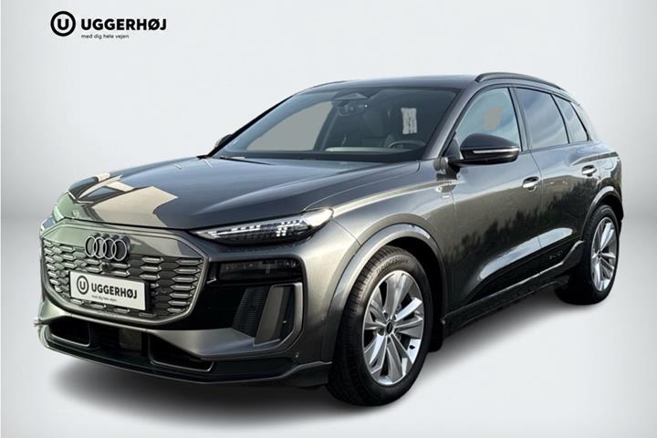 Grå Audi Q6 e-tron fra 2025