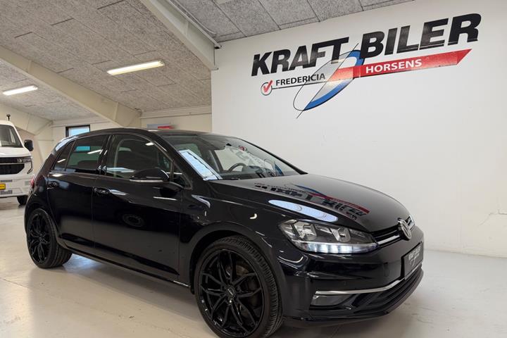Sort VW Golf VII fra 2018