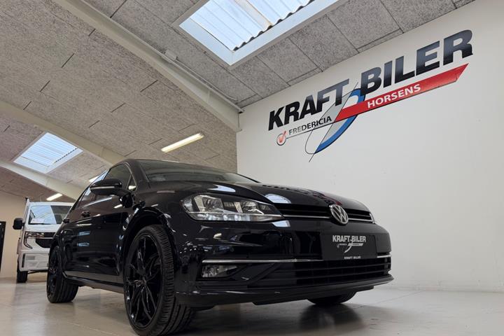 Sort VW Golf VII fra 2018