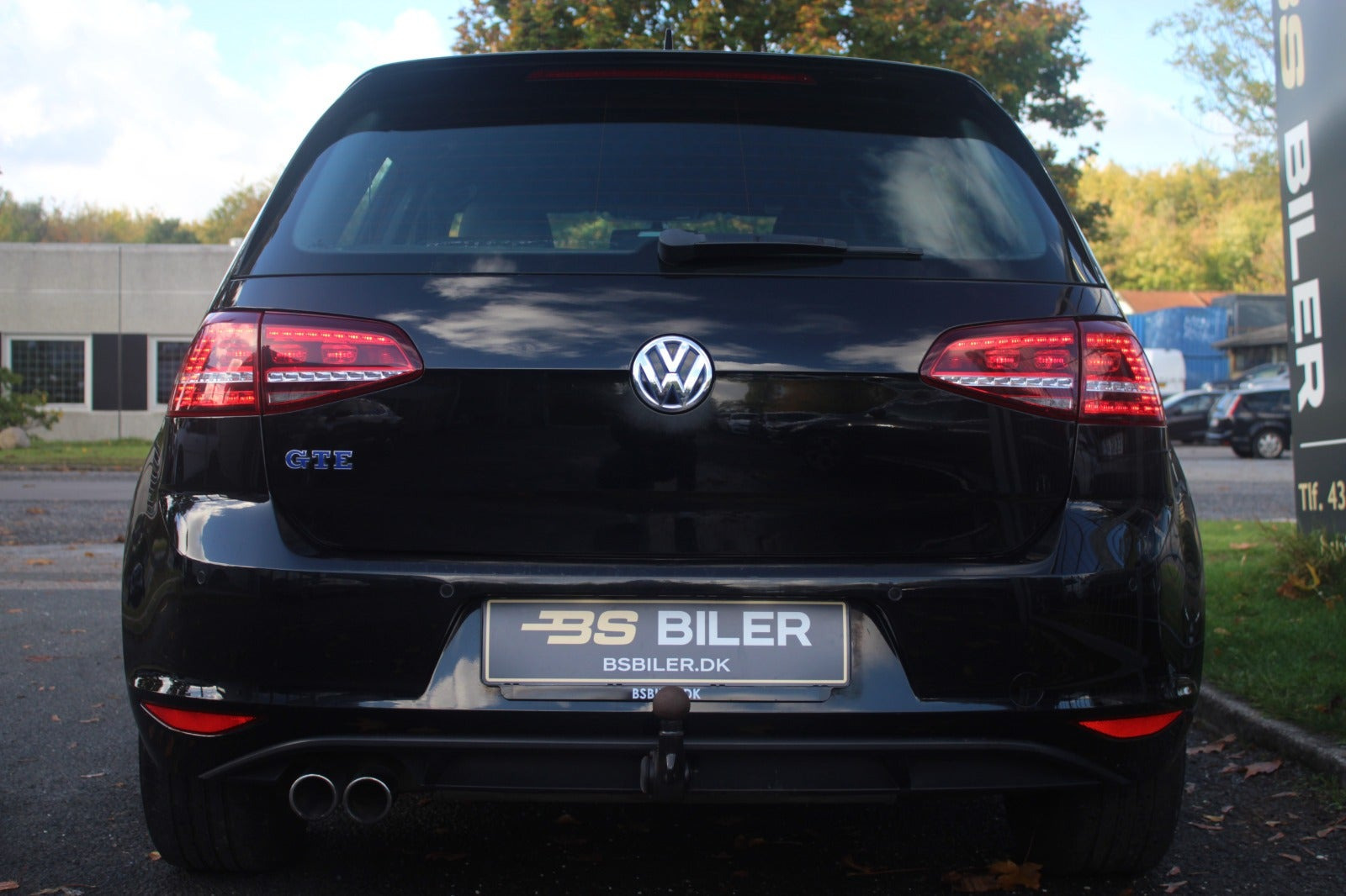 Sort VW Golf VII fra 2016