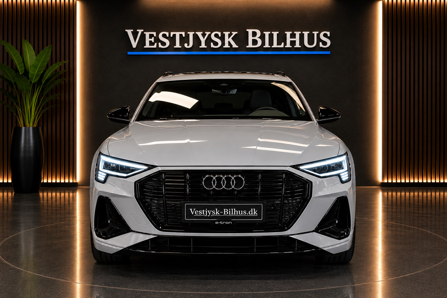 Sort Audi e-tron fra 2021