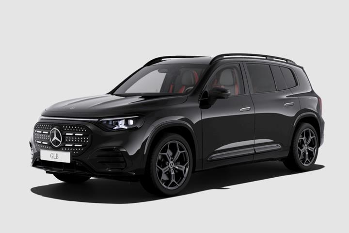 Sort Mercedes GLB250+ fra 2026
