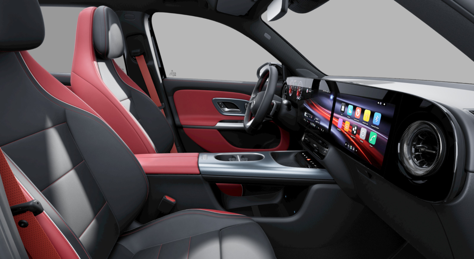 Sort Mercedes GLB250+ fra 2026