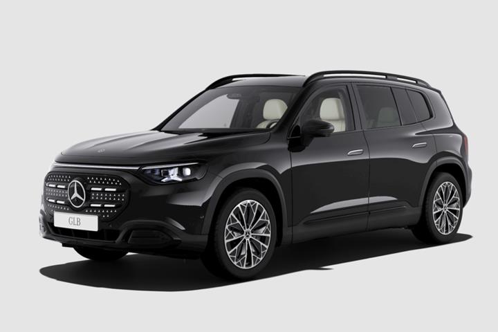 Sort Mercedes GLB250+ fra 2026
