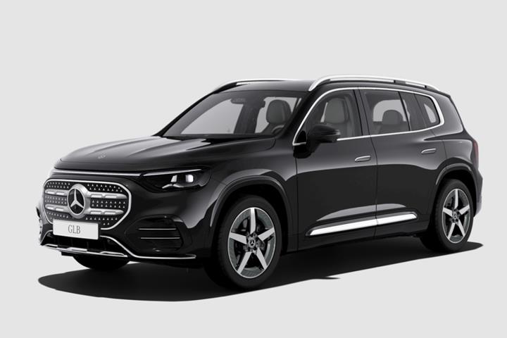 Sort Mercedes GLB250+ fra 2026