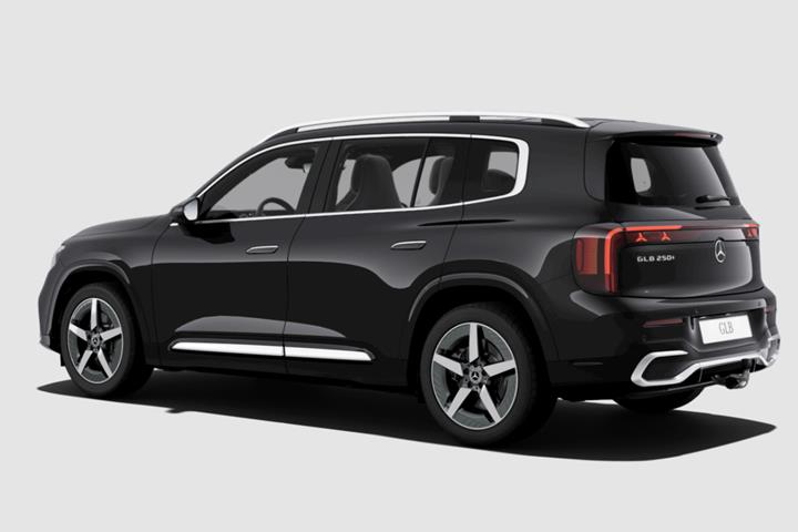 Sort Mercedes GLB250+ fra 2026