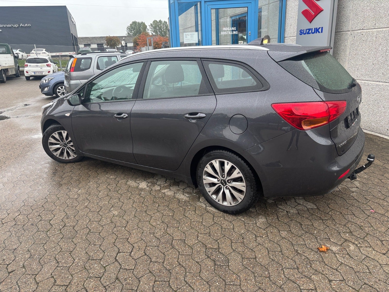 Grå Kia Ceed fra 2018