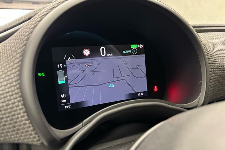 Grå Fiat 500e fra 2024