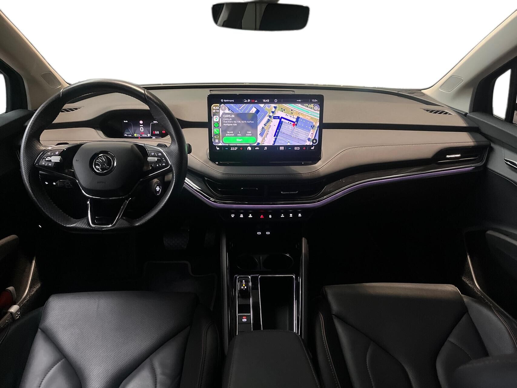 Sort Skoda Enyaq fra 2021