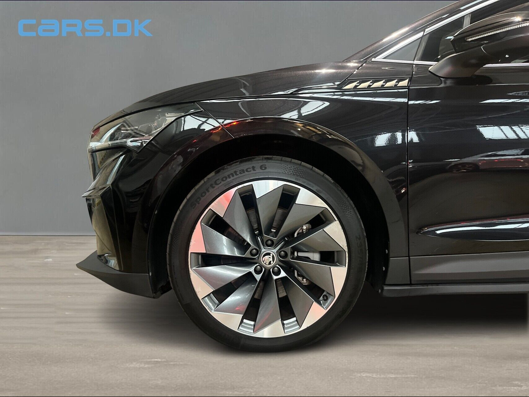 Sort Skoda Enyaq fra 2021