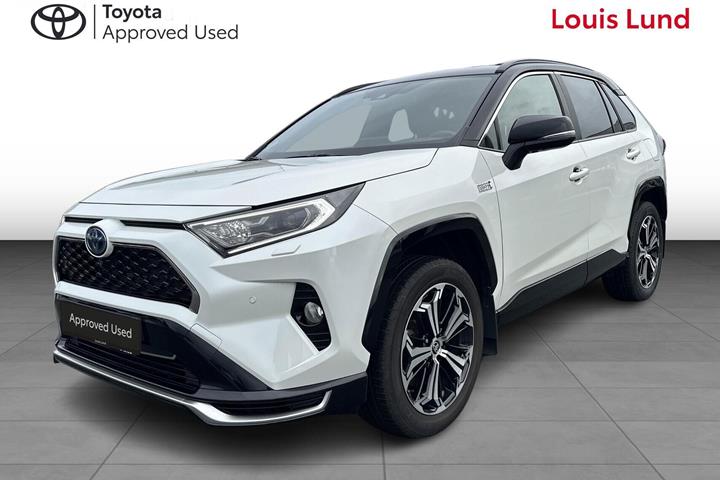 Hvid Toyota RAV4 Plug-in fra 2021