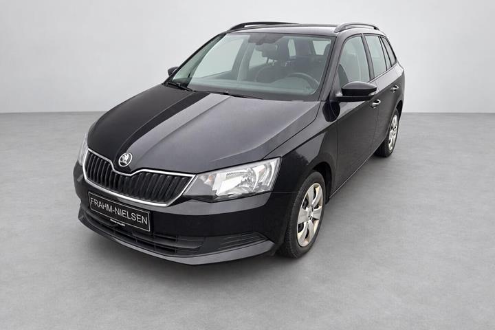 Sort Skoda Fabia fra 2016