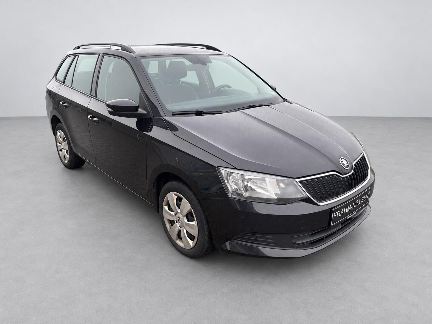 Sort Skoda Fabia fra 2016