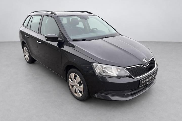 Sort Skoda Fabia fra 2016