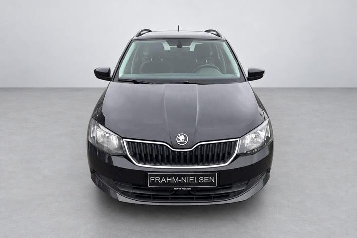 Sort Skoda Fabia fra 2016