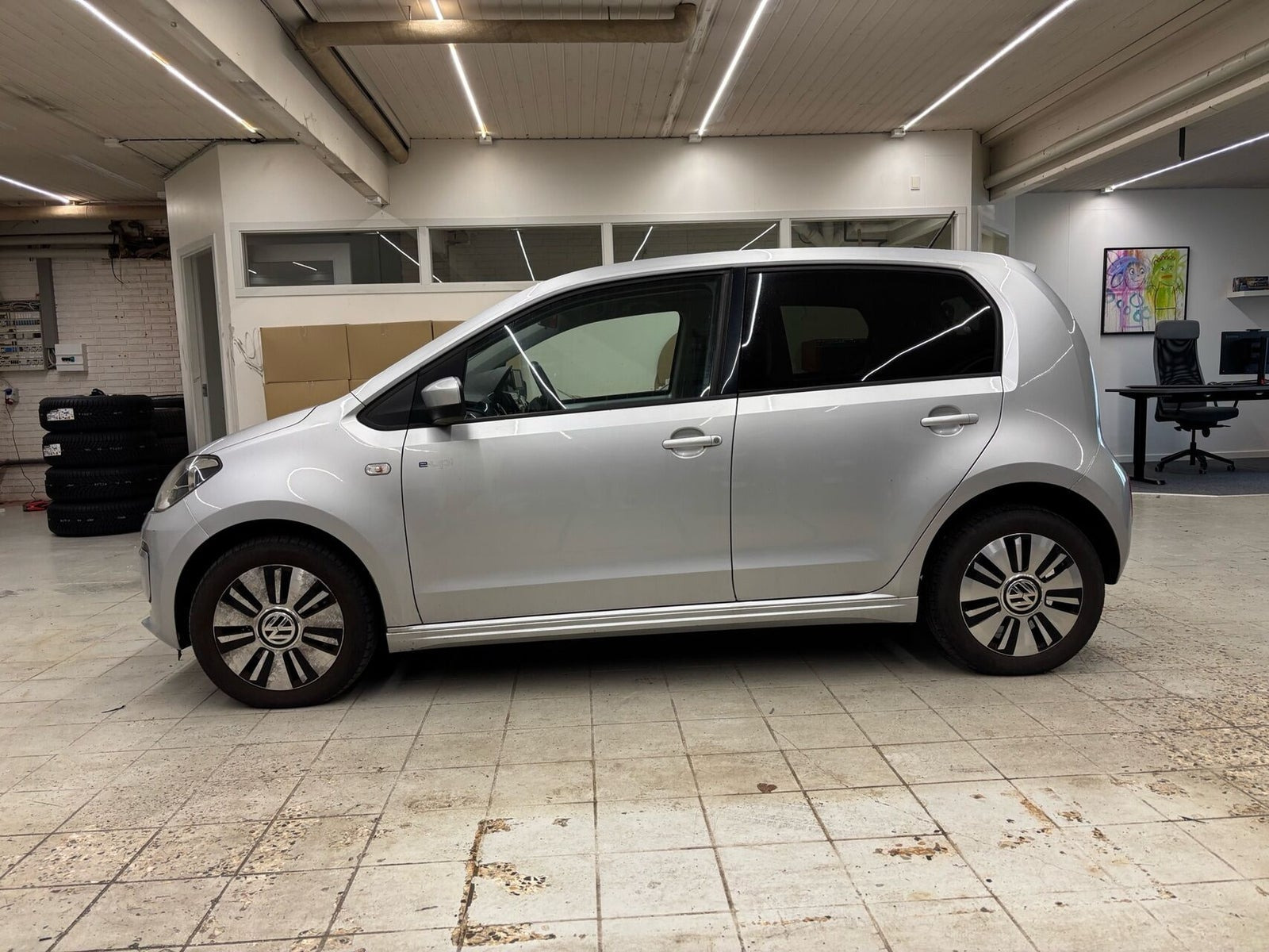 Sølv VW E-UP! fra 2014