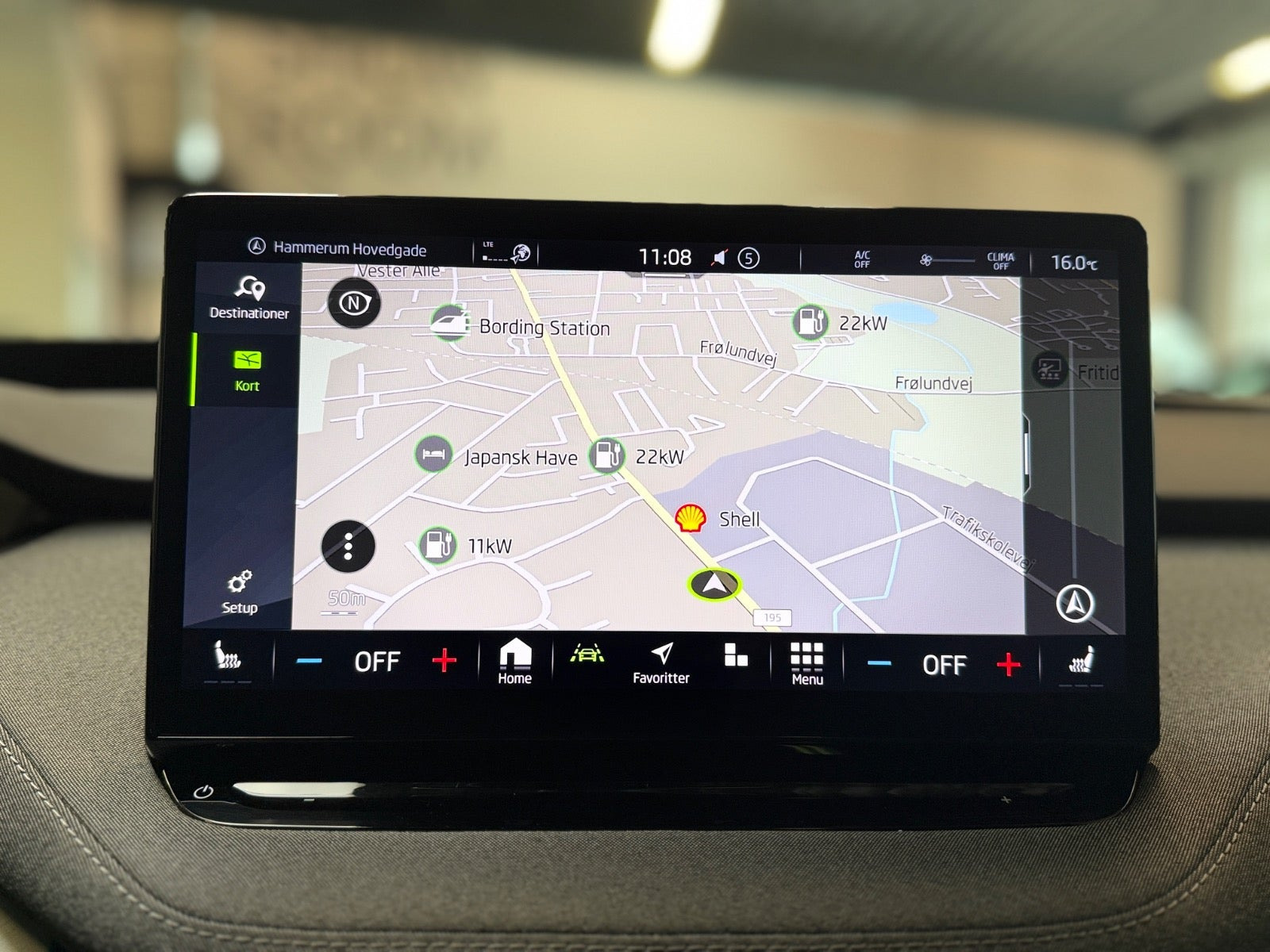 Sort Skoda Enyaq fra 2023