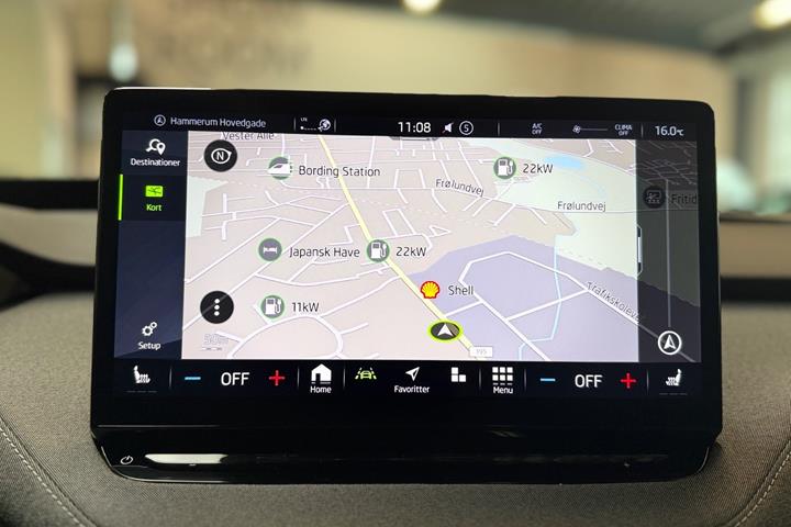 Sort Skoda Enyaq fra 2023