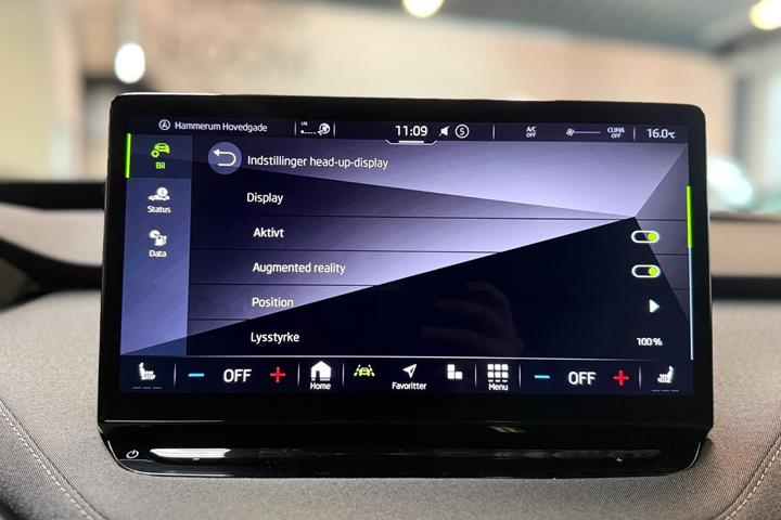 Sort Skoda Enyaq fra 2023