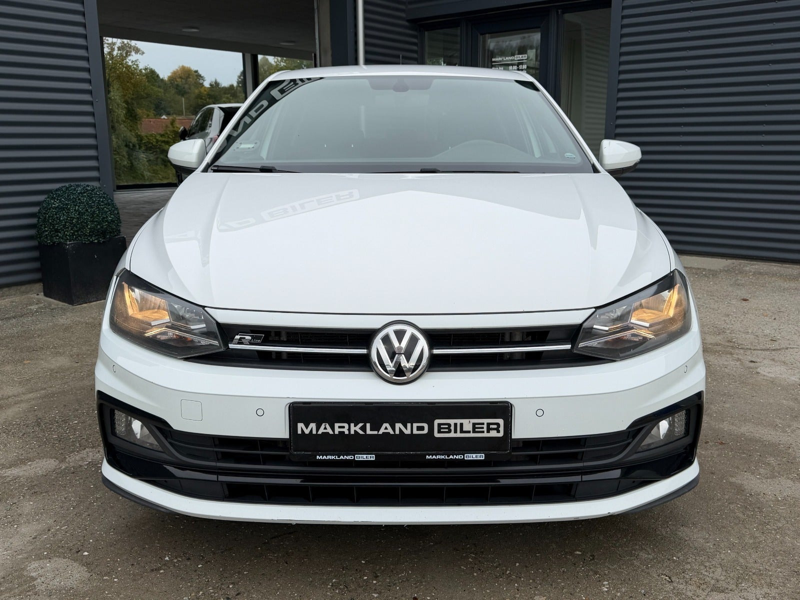 Hvid VW Polo fra 2019