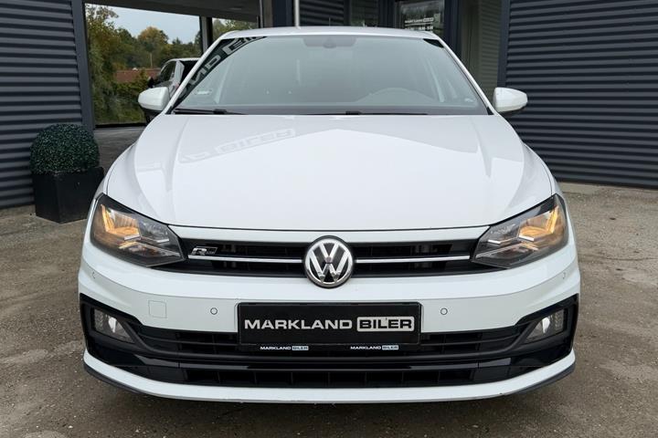 Hvid VW Polo fra 2019