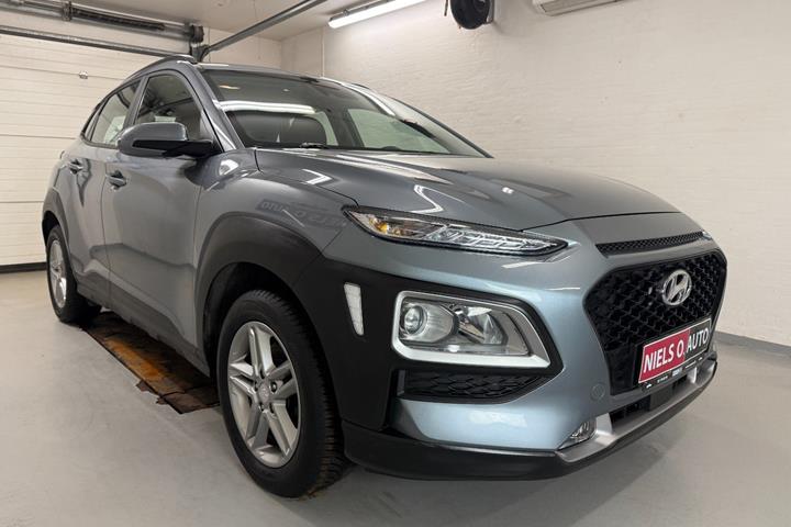 Blå Hyundai Kona fra 2020