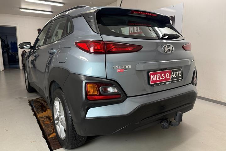 Blå Hyundai Kona fra 2020