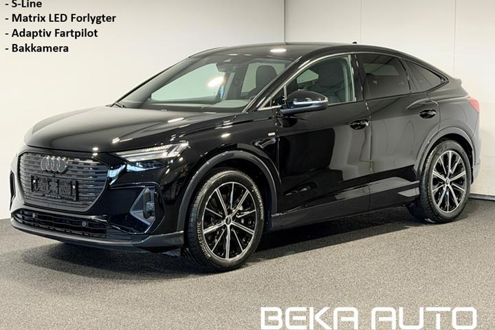Sort Audi Q4 e-tron fra 2024