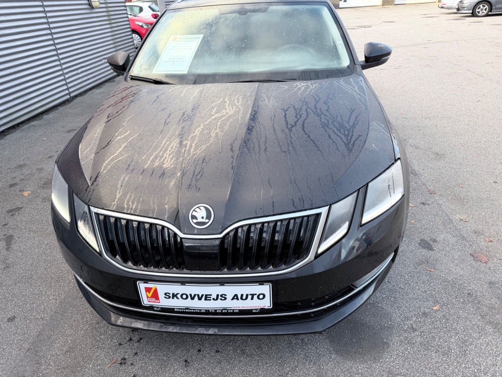Sort Skoda Octavia fra 2018