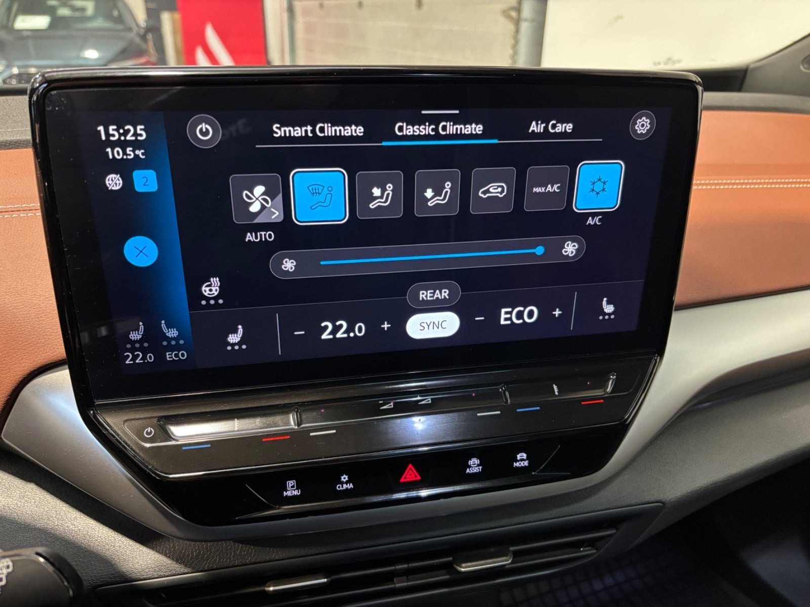 Blå VW ID.4 fra 2023
