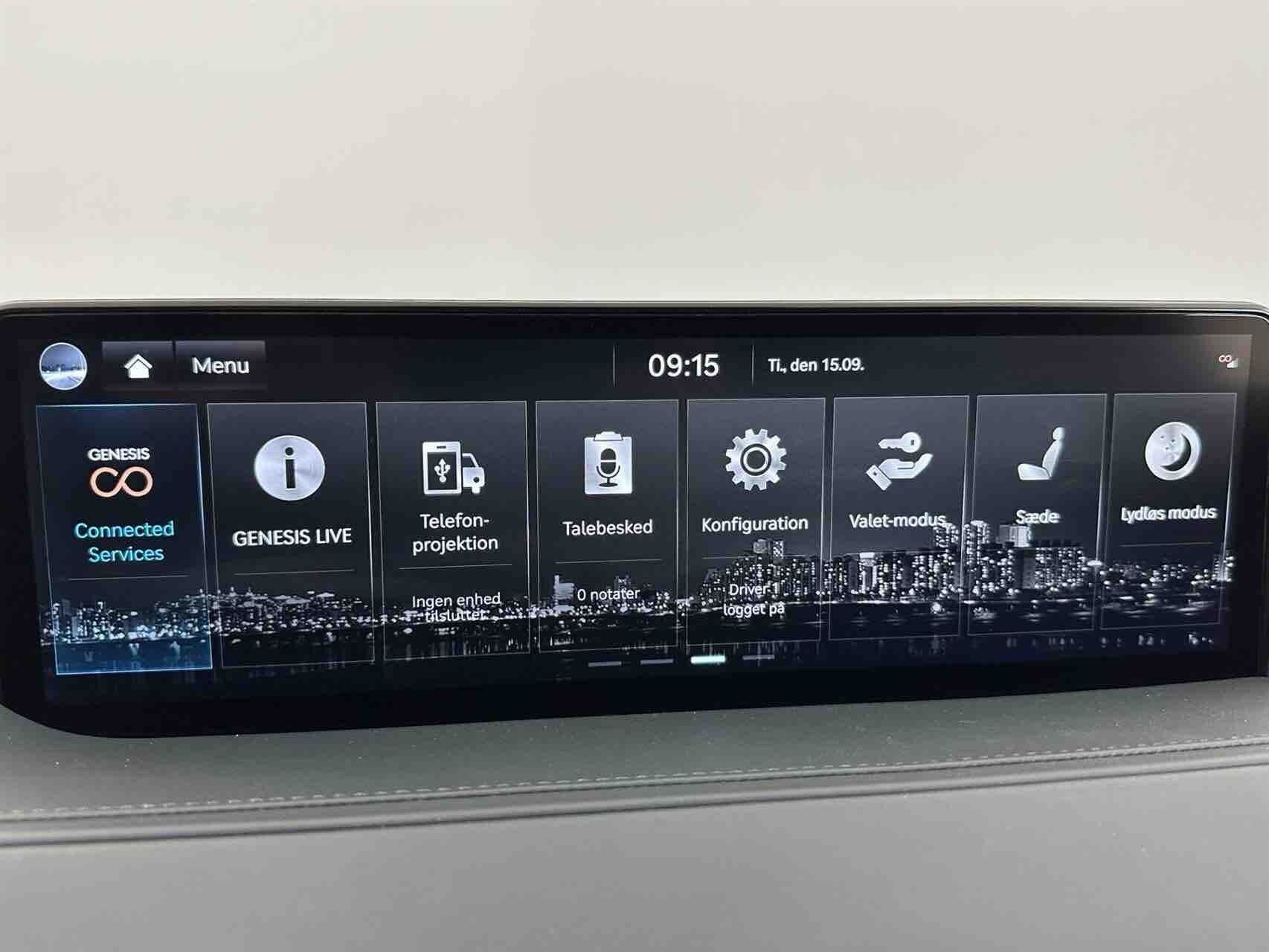 Hvid Genesis G80 fra 2023