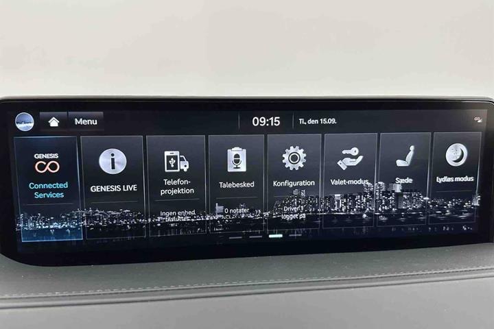 Hvid Genesis G80 fra 2023