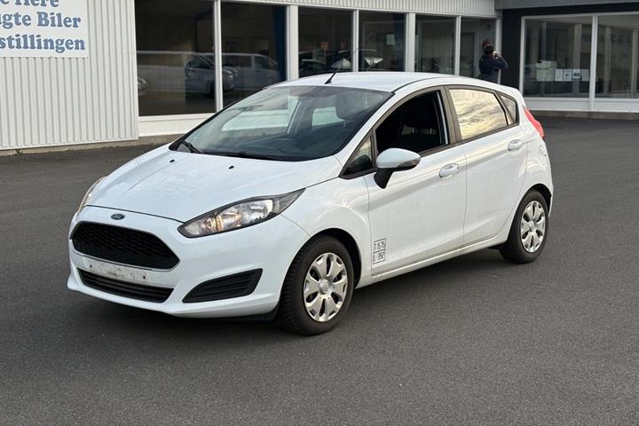 Hvid Ford Fiesta fra 2016