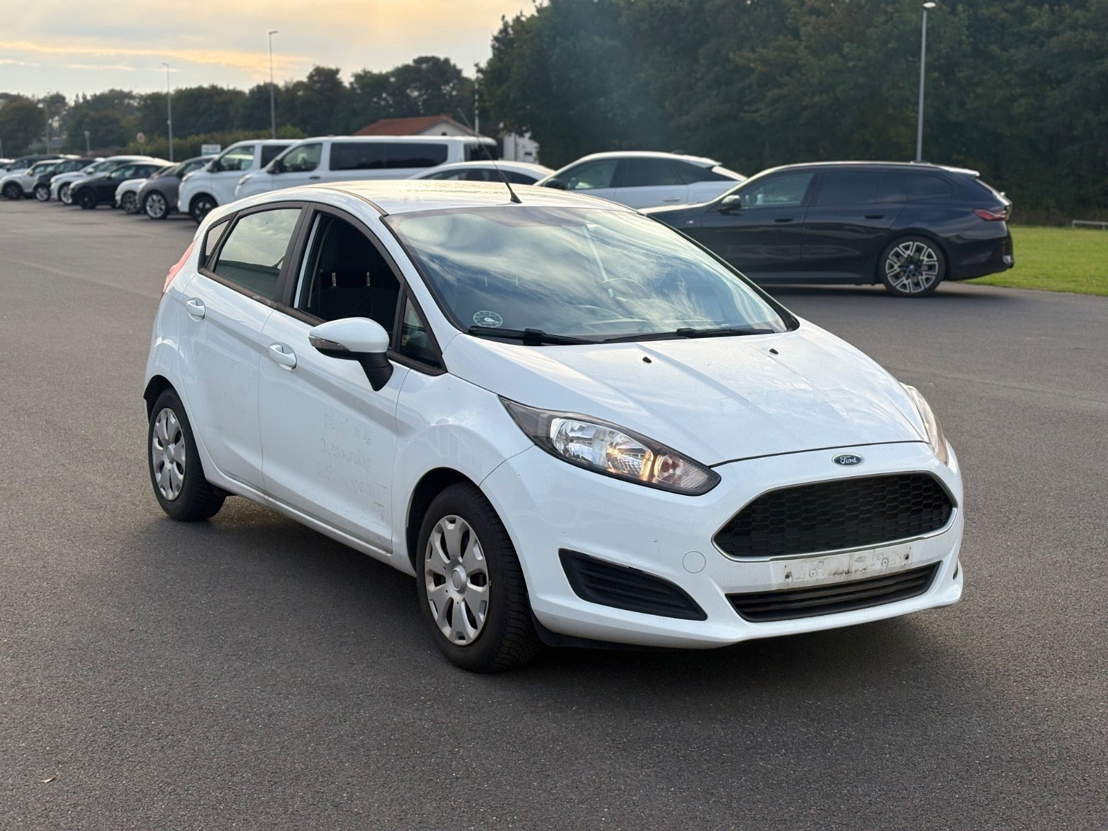 Hvid Ford Fiesta fra 2016